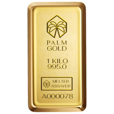 1 kilo gold bar 995,0 - Palm Gold Refinery FZE