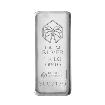 Palm Gold Refinery FZE – 1kg 999.9 Silver Bullion Bar