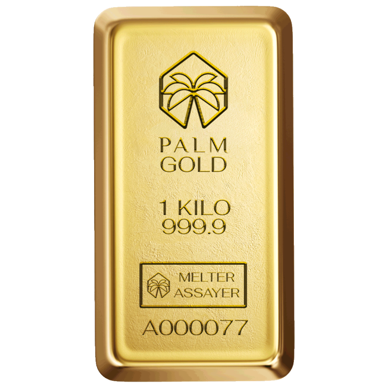 1 kilo gold bar 999,9 - Palm Gold Refinery FZE — PALM - Gold
